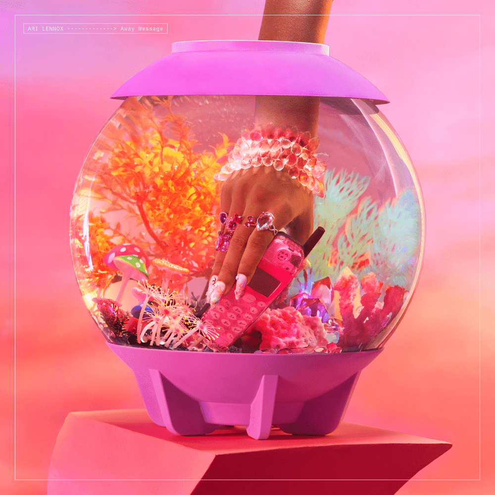 Album cover art for "Queen Space" by Ari Lennox