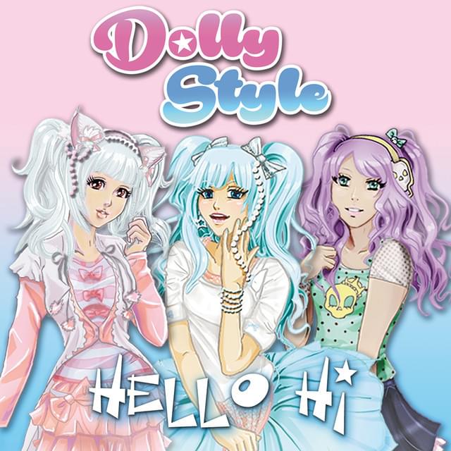Album cover art for "Hello Hi" by Dolly Style