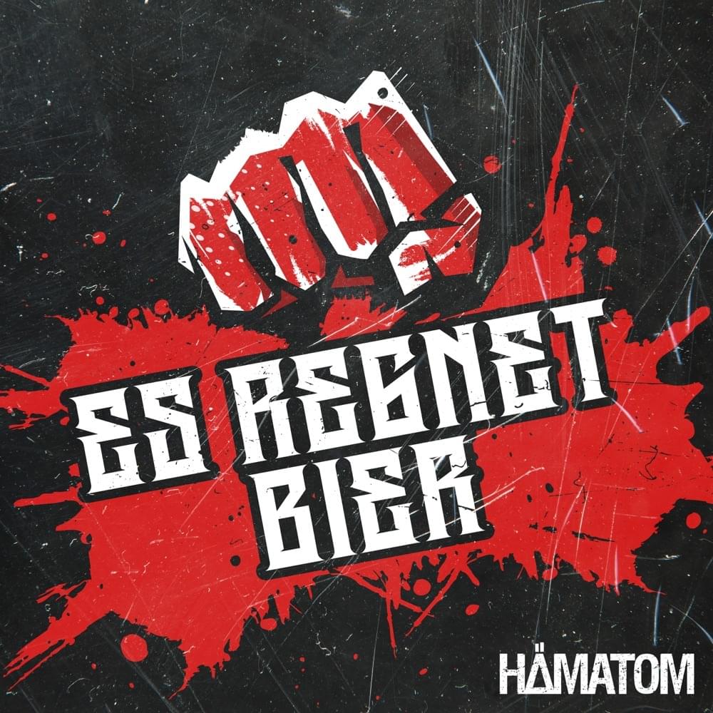 Album cover art for "Es regnet Bier" by Hämatom