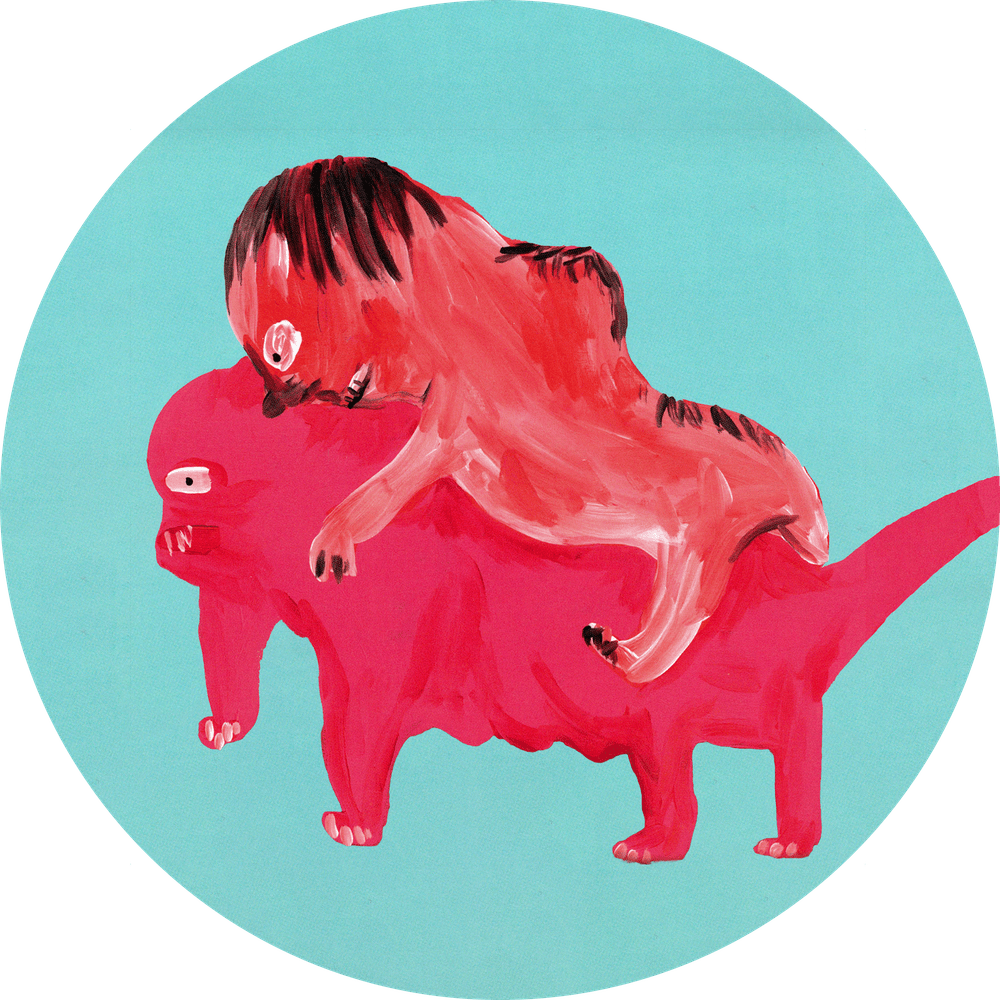 Album cover art for "Little Drummer Boy" by Deerhoof