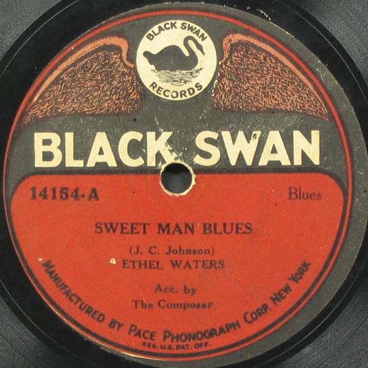 Album cover art for "Sweet Man Blues" by Ethel Waters