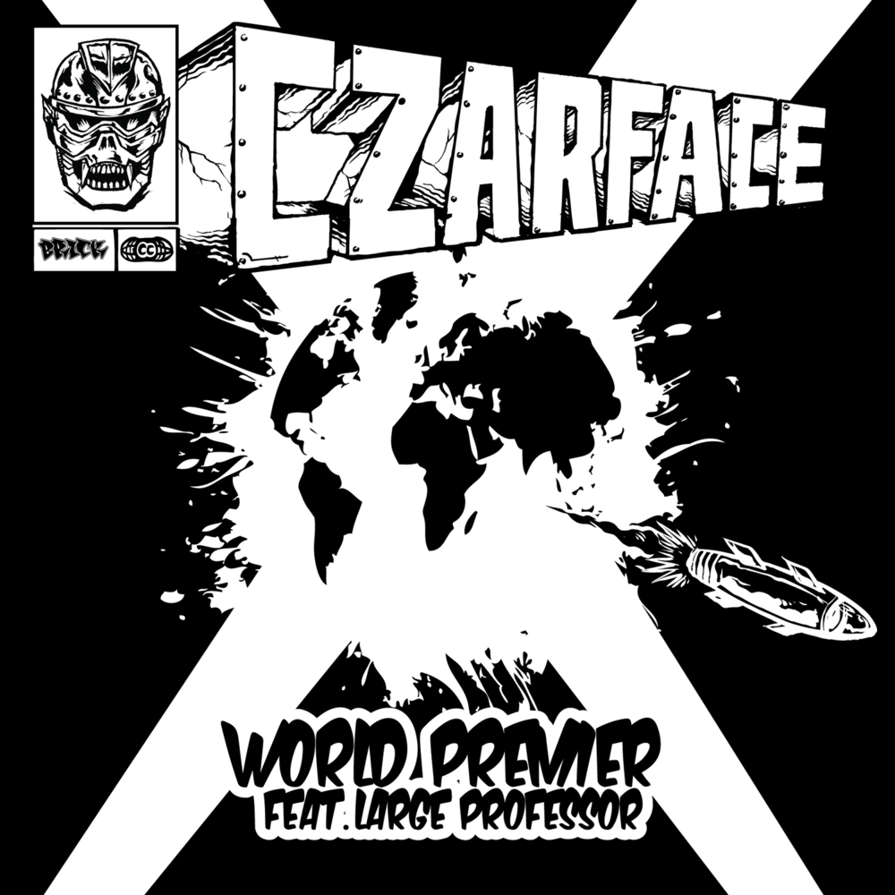 Album cover art for "World Premier" by CZARFACE & Large Professor