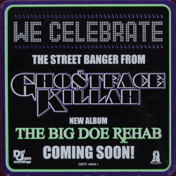 Album cover art for "We Celebrate" by Ghostface Killah & Trife Diesel & Kid Capri & Cocoa Chanelle
