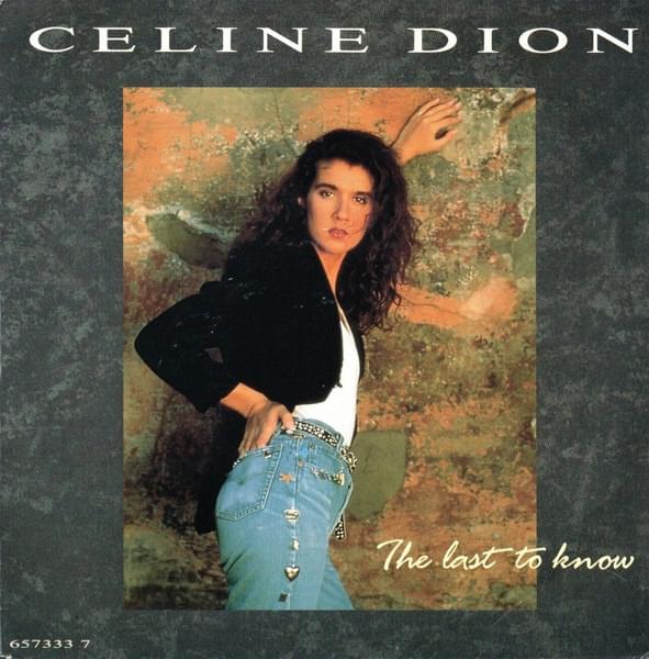 Album cover art for "The Last to Know" by Céline Dion