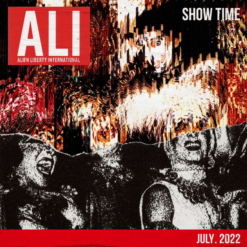 Album cover art for "SHOW TIME" by ALI & AKLO