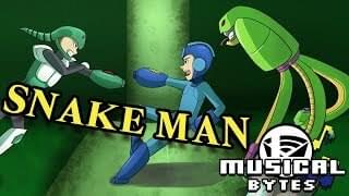 Album cover art for "Snake Man" by Man on the Internet & Pudgin Productions & Kyle Wright