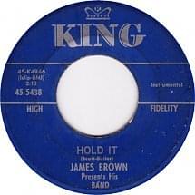 Album cover art for "Hold It" by James Brown