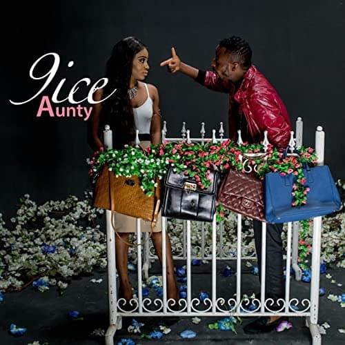 Album cover art for "Aunty" by 9ice