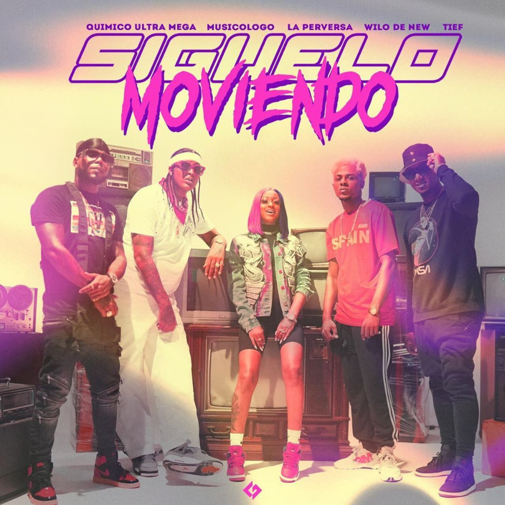 Album cover art for "Siguelo Moviendo" by Químico Ultra Mega