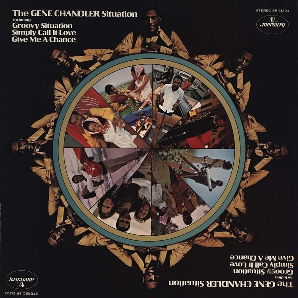 Album cover art for "Groovy Situation" by Gene Chandler