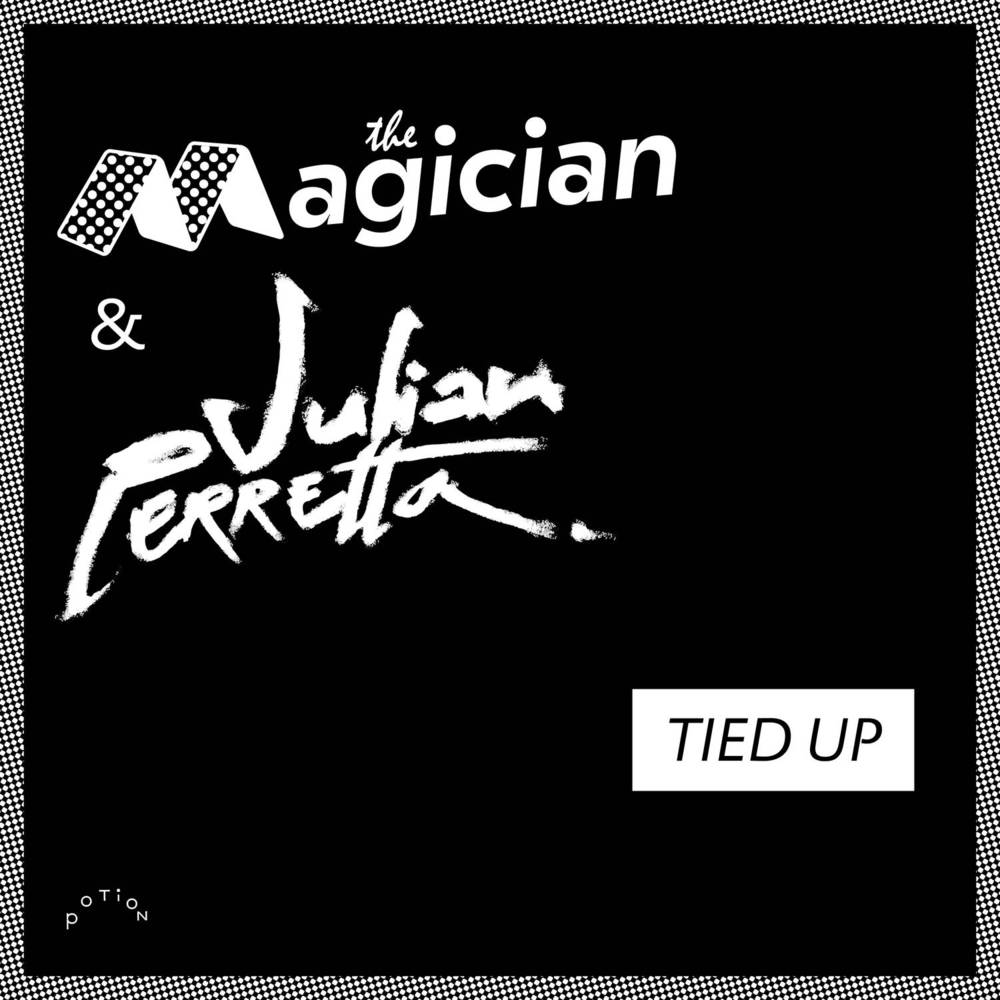Album cover art for "Tied Up" by The Magician