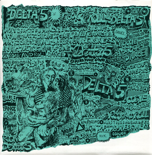 Album cover art for "Mind Your Own Business" by Delta 5