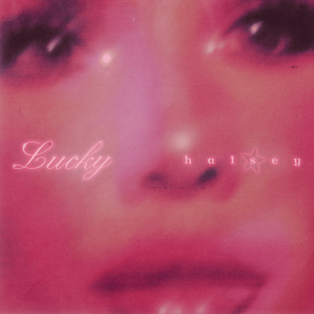 Album cover art for "Lucky" by Halsey