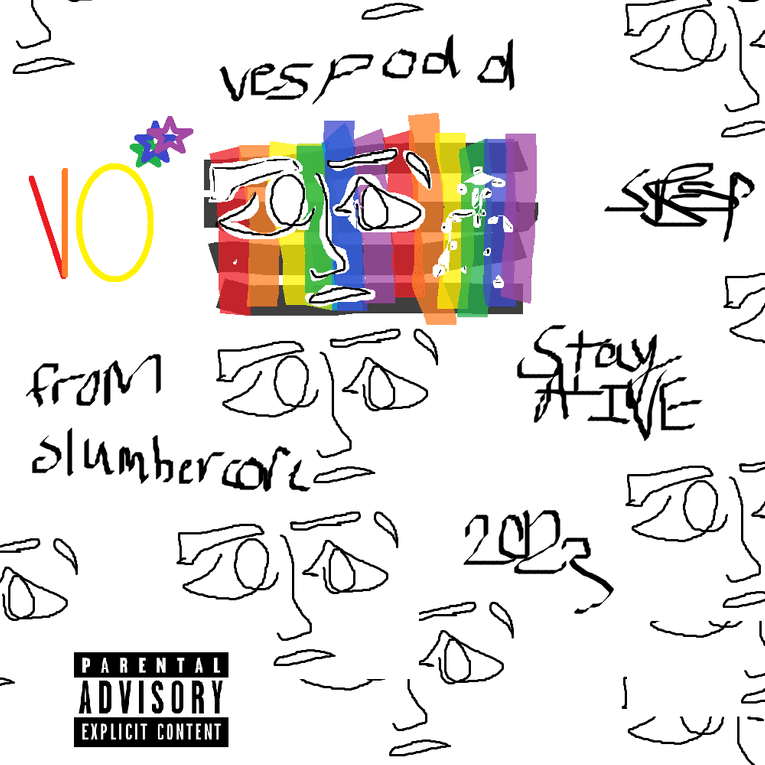 Album cover art for "stay alive" by ghostholding