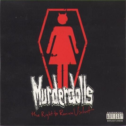 Album cover art for "Dead in Hollywood" by Murderdolls