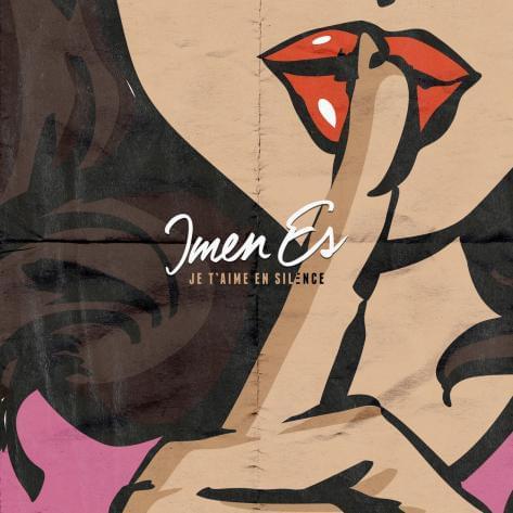 Album cover art for "Je t’aime en silence" by Imen Es