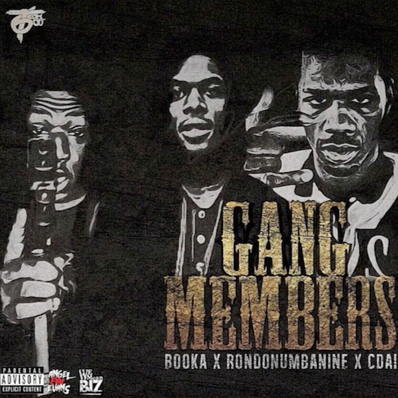 Album cover art for "Gang Members" by Booka600 & Cdai & RondoNumbaNine