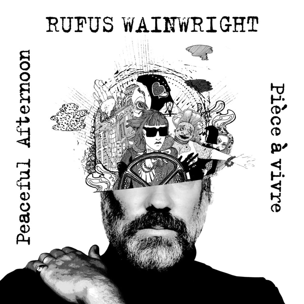 Album cover art for "Peaceful Afternoon" by Rufus Wainwright
