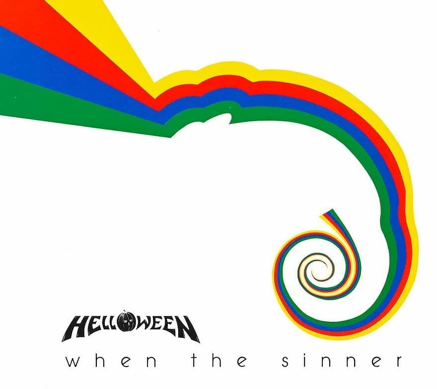 Album cover art for "When the Sinner" by Helloween
