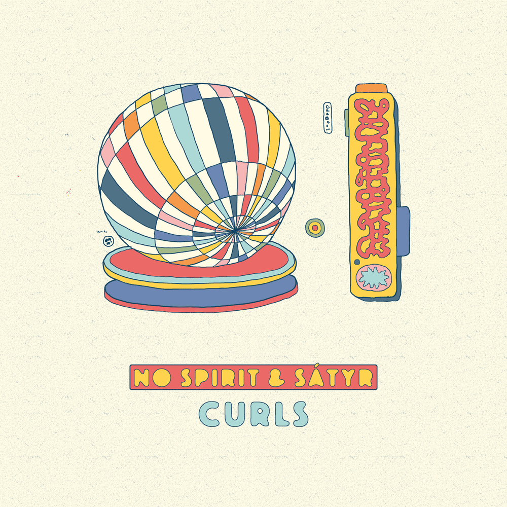 Album cover art for "Curls" by No Spirit
