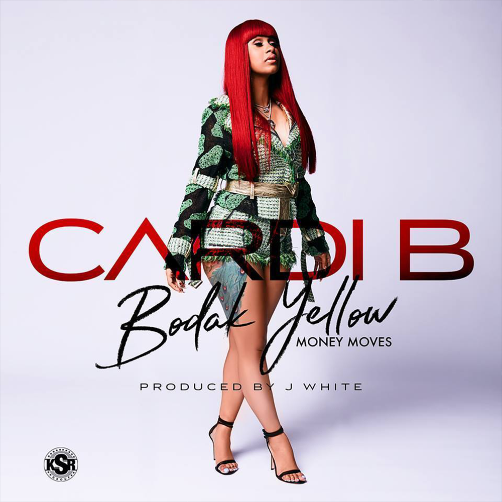 Album cover art for "Cardi B - Bodak Yellow (Tradução em Português)" by Genius Brasil Traduções