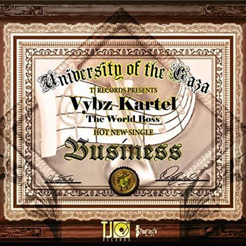 Album cover art for "Business" by Vybz Kartel