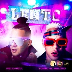 Album cover art for "Lento" by Yomel El Meloso