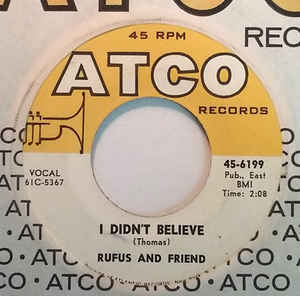 Album cover art for "I Didn’t Believe" by Carla Thomas