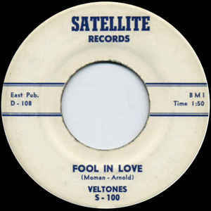 Album cover art for "Fool In Love" by Veltones