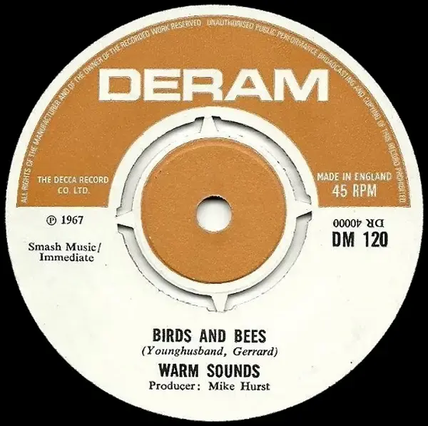 Album cover art for "Birds and Bees" by Warm Sounds