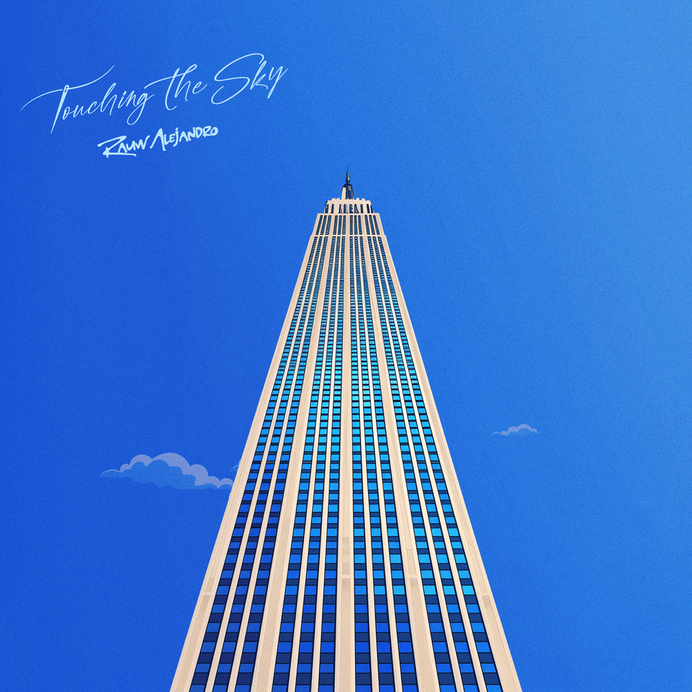 Album cover art for "Touching The Sky" by Rauw Alejandro