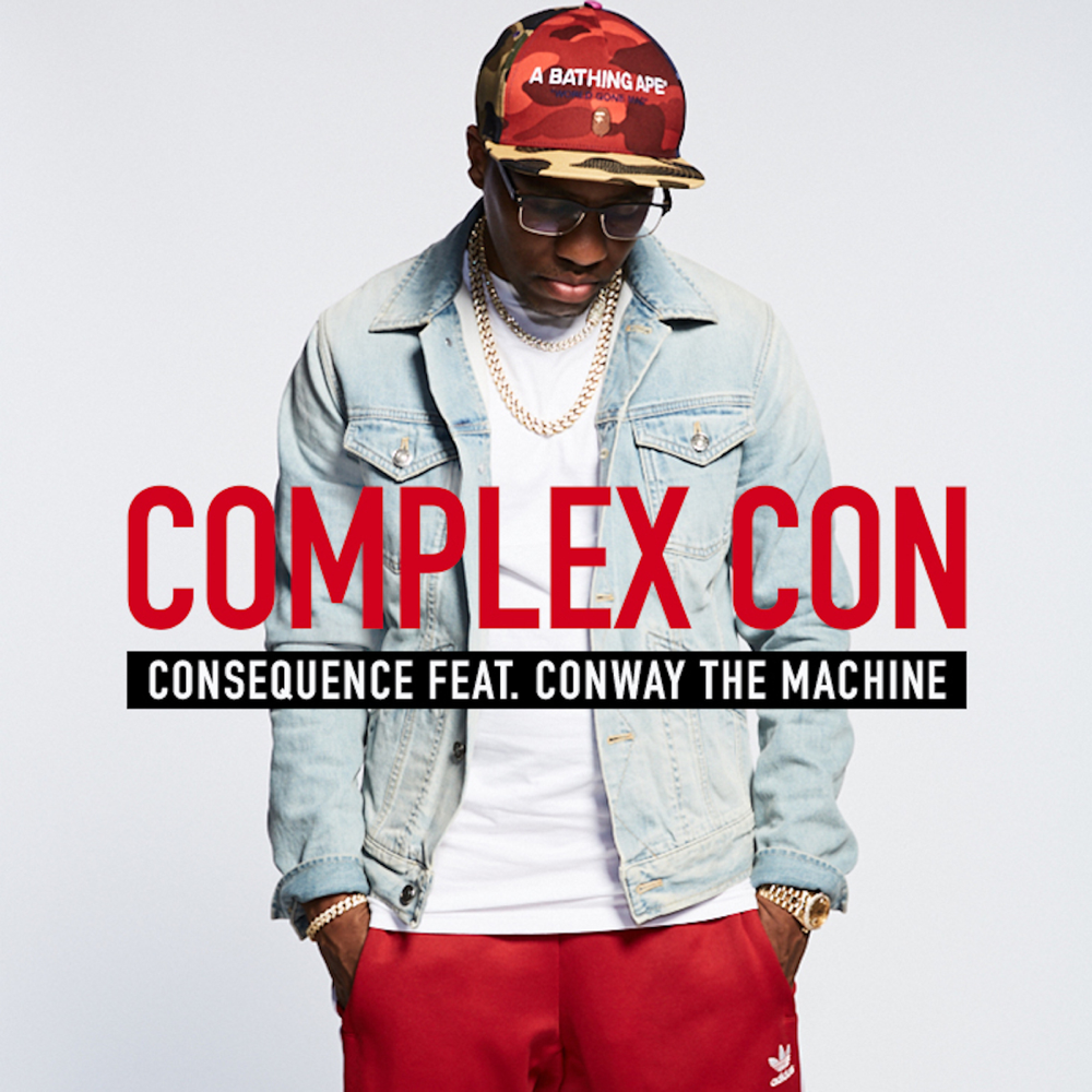 Album cover art for "Complex Con" by Consequence & Conway the Machine