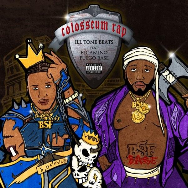 Album cover art for "Colosseum Rap" by Black Soprano Family