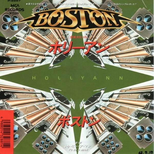Album cover art for "Hollyann" by Boston