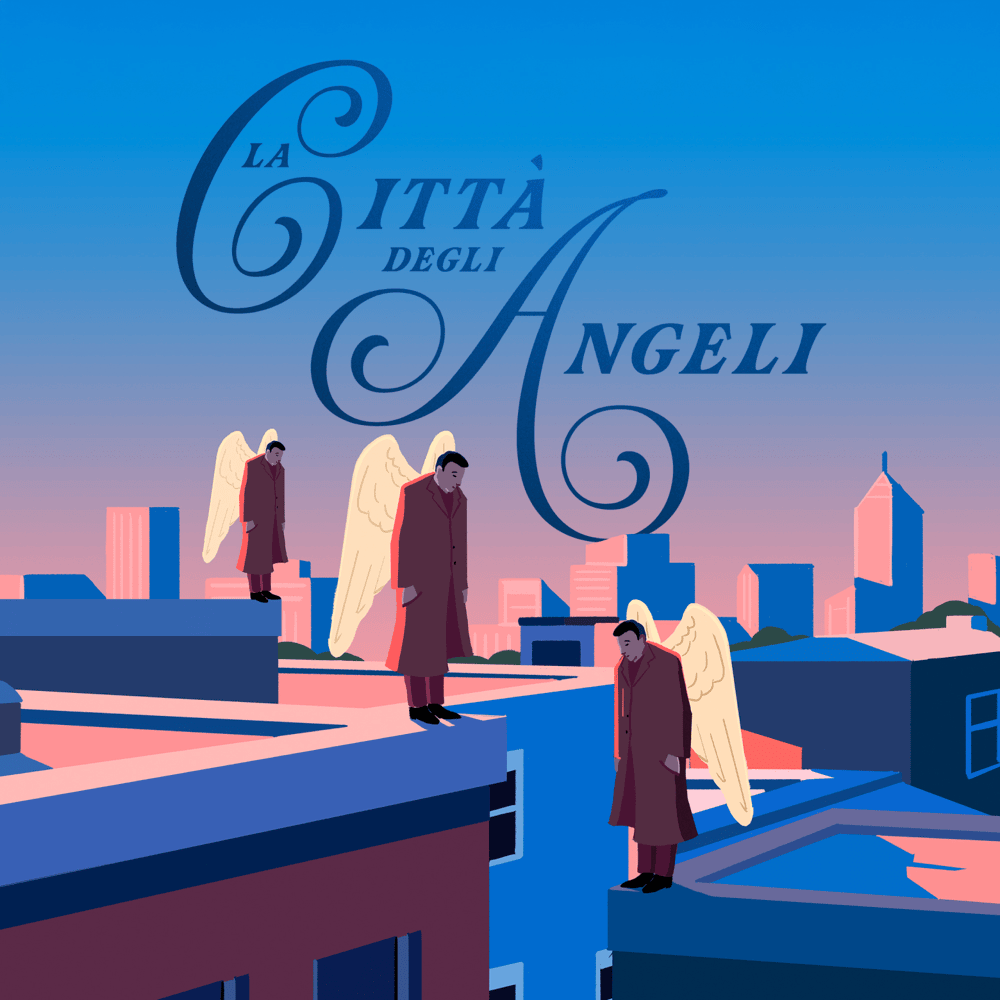 Album cover art for "La citt� degli angeli" by Murubutu