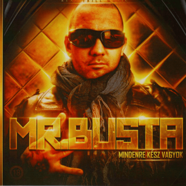 Album cover art for "Kamutemető" by Mr. Busta