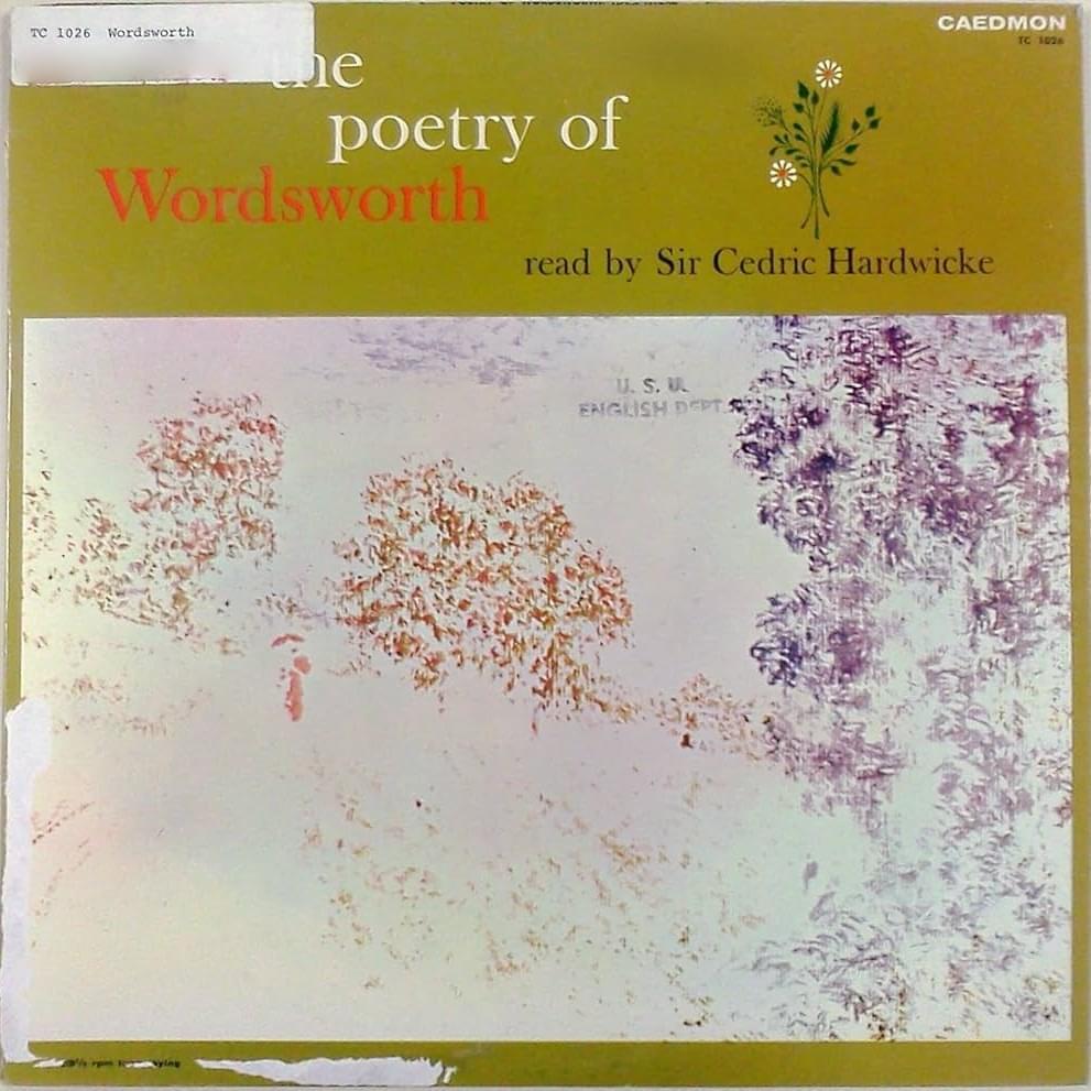 Ode: Intimations of Immortality from Recollections of Early Childhood by Sir Cedric Hardwicke