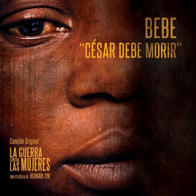 Album cover art for "César debe morir" by Bebe