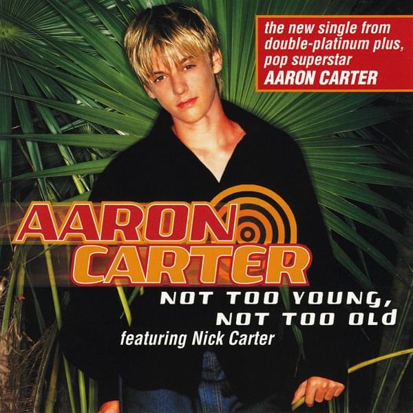 Album cover art for "Not Too Young Not Too Old" by Aaron Carter & Nick Carter