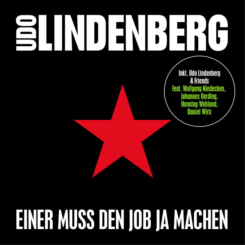 Album cover art for "Einer muss den Job ja machen" by Udo Lindenberg