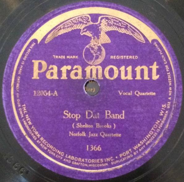 Stop Dat Band by Norfolk Jazz & Jubilee Quartette