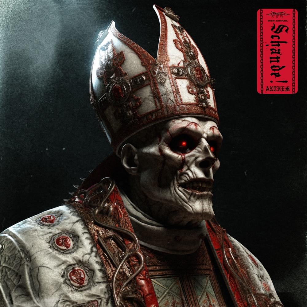 Album cover art for "SCHANDE ANTHEM" by Zombiez & Der Zirkel