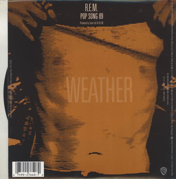 Album cover art for "Pop Song 89 (Acoustic Version)" by R.E.M.