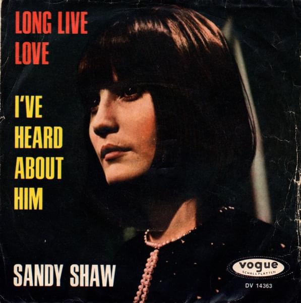 Album cover art for "Long Live Love" by Sandie Shaw