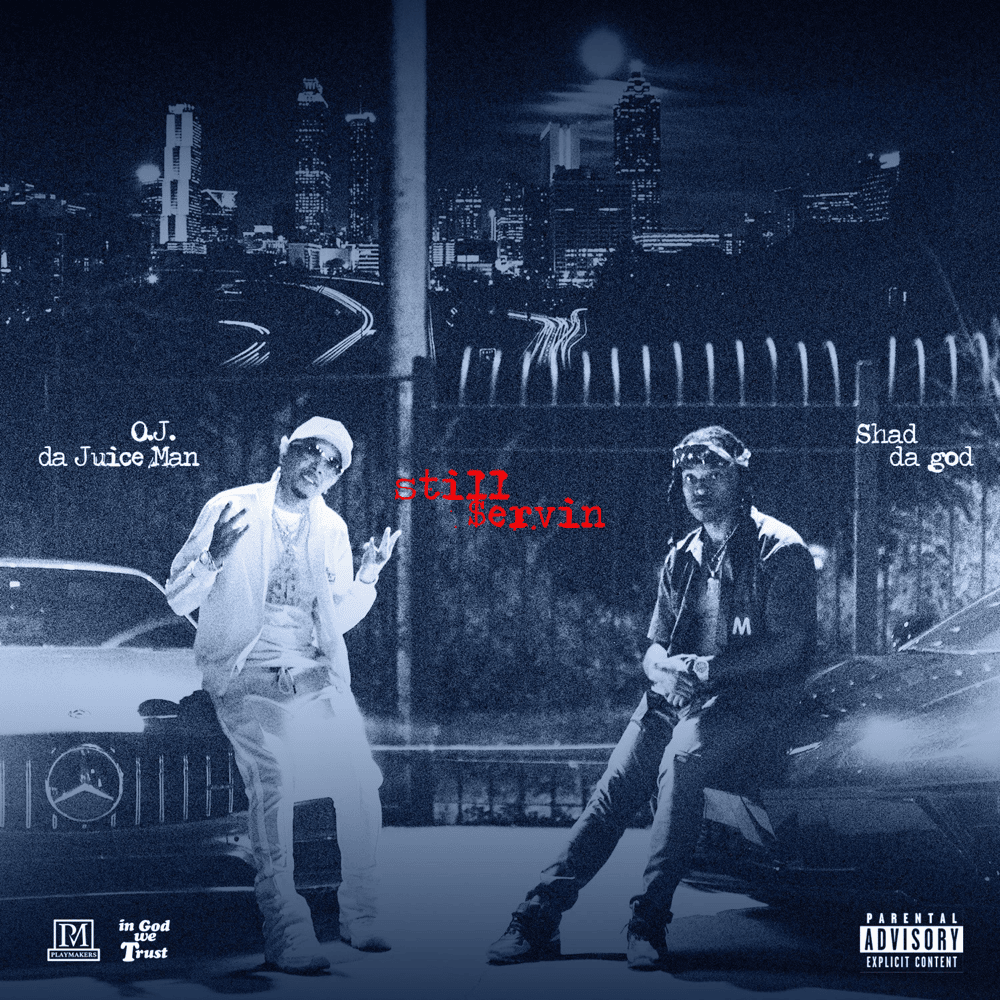 Album cover art for "Still Servin" by Shad da God