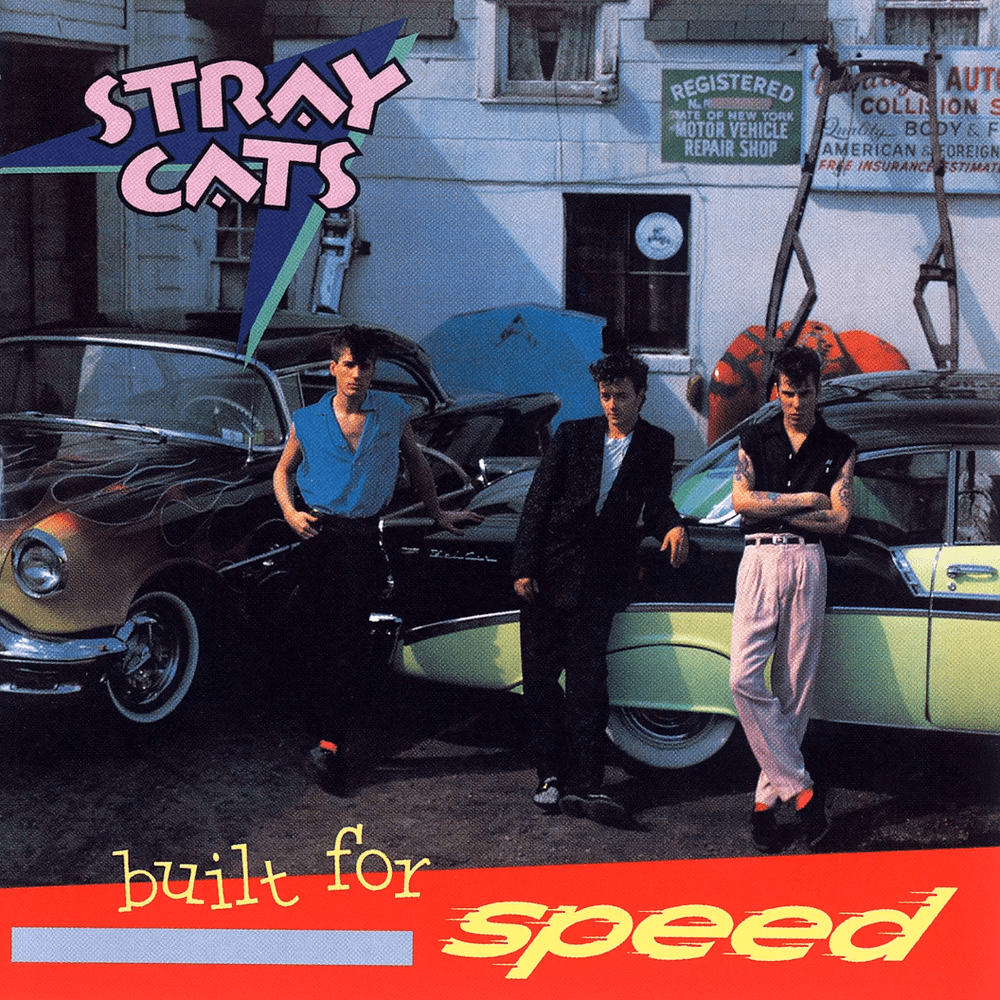Album cover art for "Rock This Town" by Stray Cats