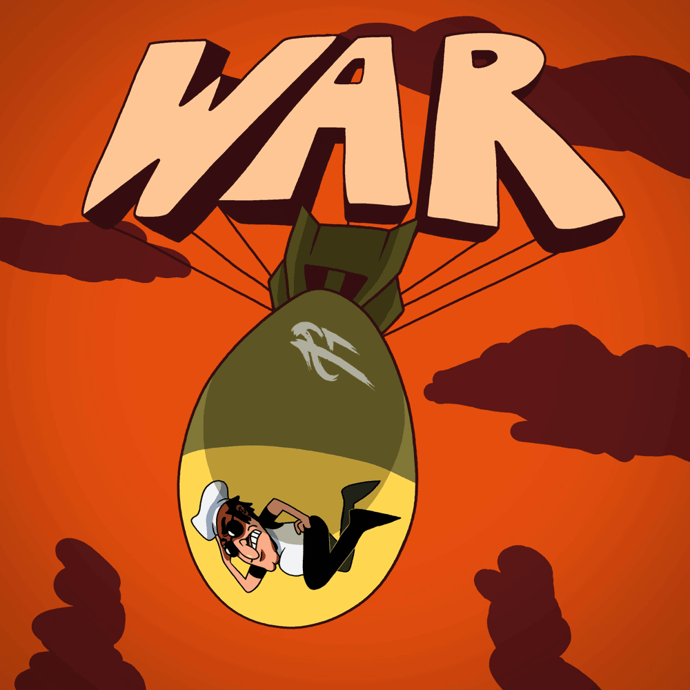Album cover art for "WAR (Thousand March)" by RichaadEB