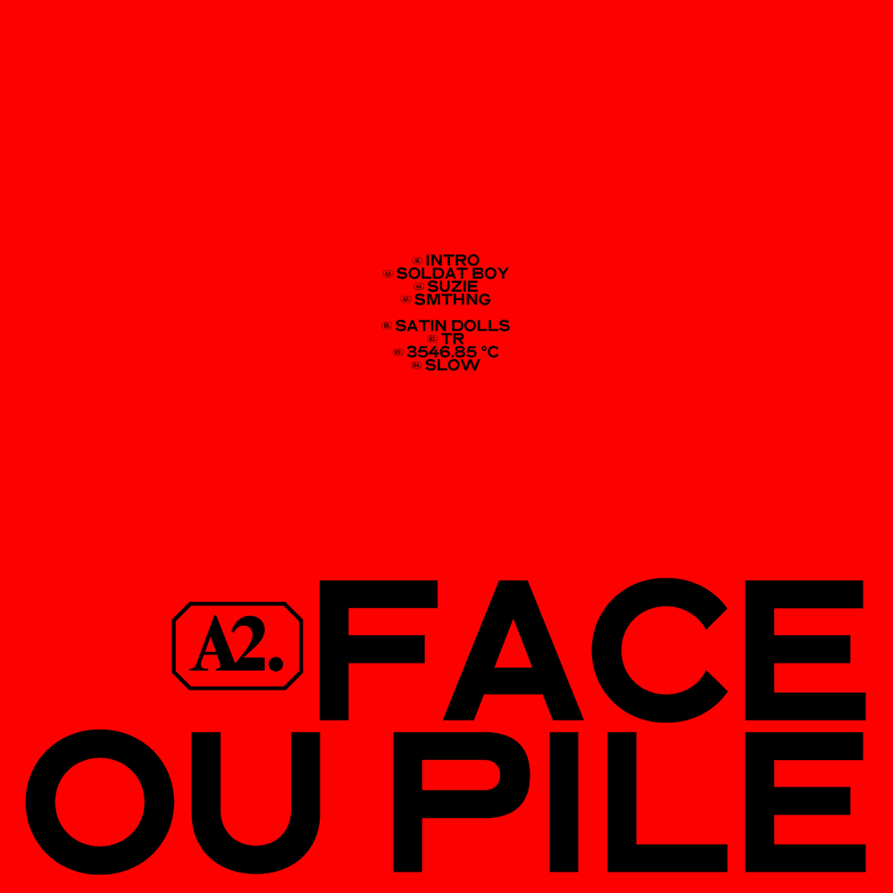 Album cover art for "FACE OU PILE" by Muddy Monk