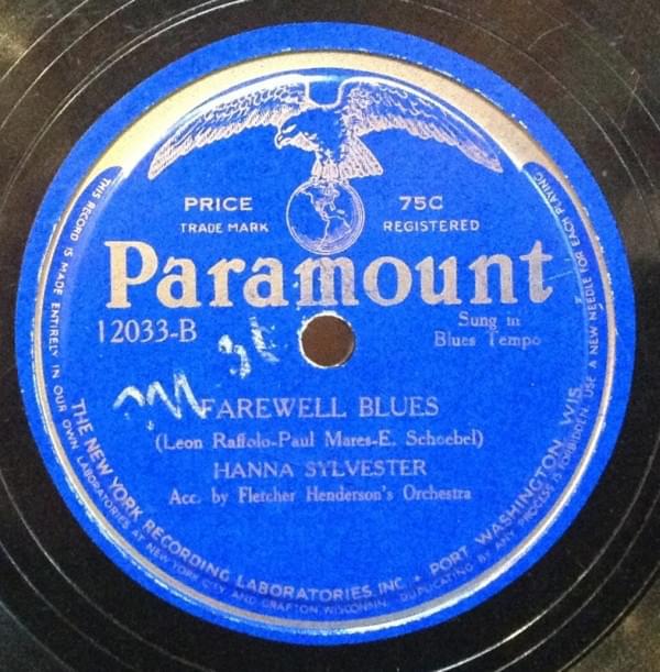 Album cover art for "Farewell Blues" by Hanna Sylvester