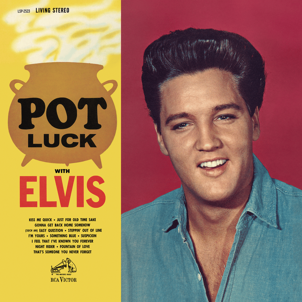 Album cover art for "Kiss Me Quick" by Elvis Presley